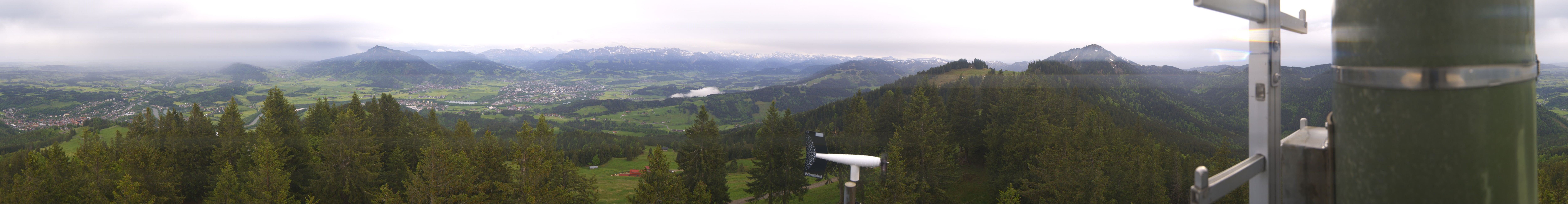 Archiv Foto Webcam Immenstadt: Panorama Bergstation Mittagbahn