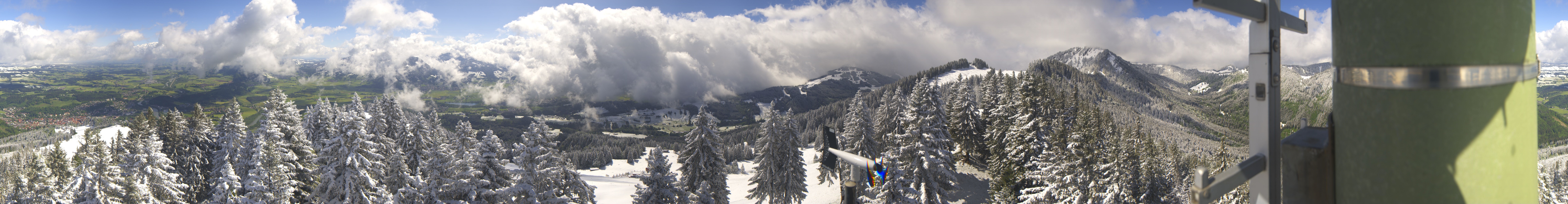 Archiv Foto Webcam Immenstadt: Panorama Bergstation Mittagbahn