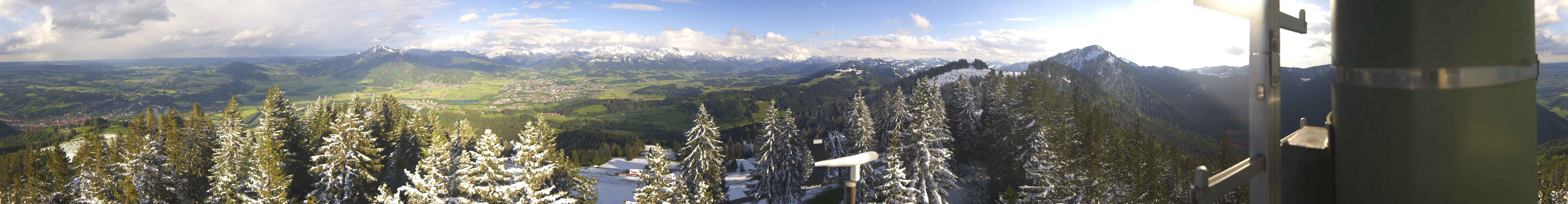 Archiv Foto Webcam Immenstadt: Panorama Bergstation Mittagbahn