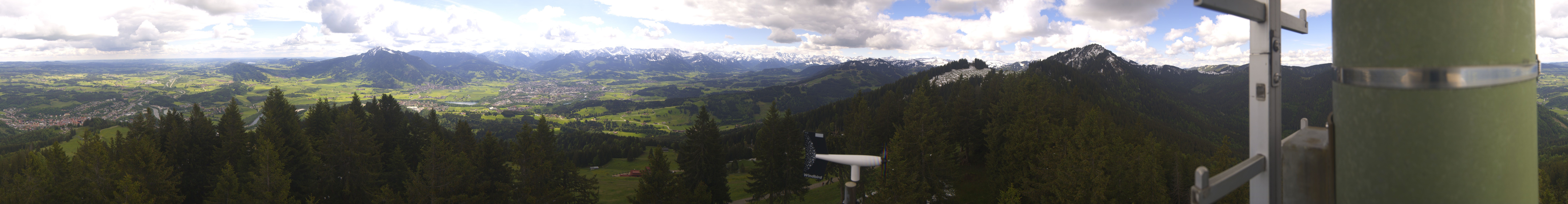 Archiv Foto Webcam Immenstadt: Panorama Bergstation Mittagbahn