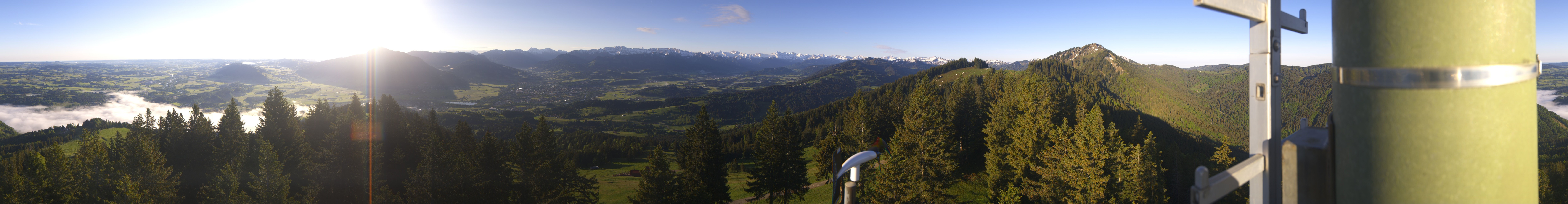 Archiv Foto Webcam Immenstadt: Panorama Bergstation Mittagbahn