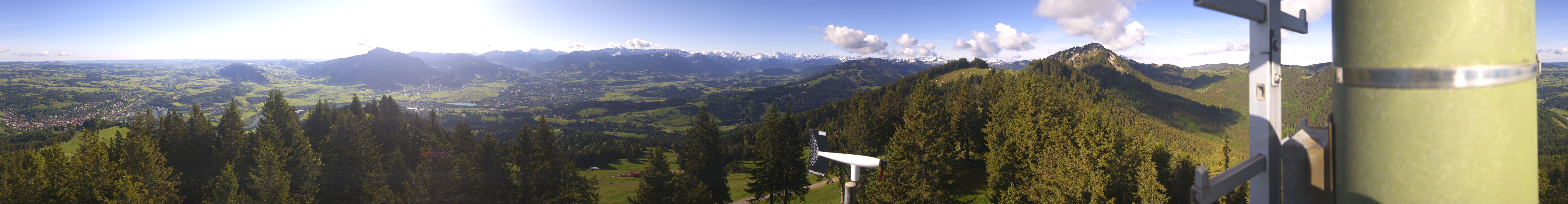 Archiv Foto Webcam Immenstadt: Panorama Bergstation Mittagbahn
