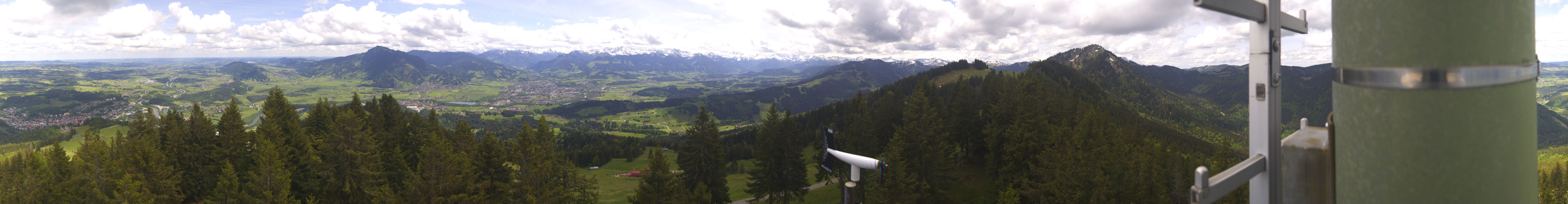 Archiv Foto Webcam Immenstadt: Panorama Bergstation Mittagbahn