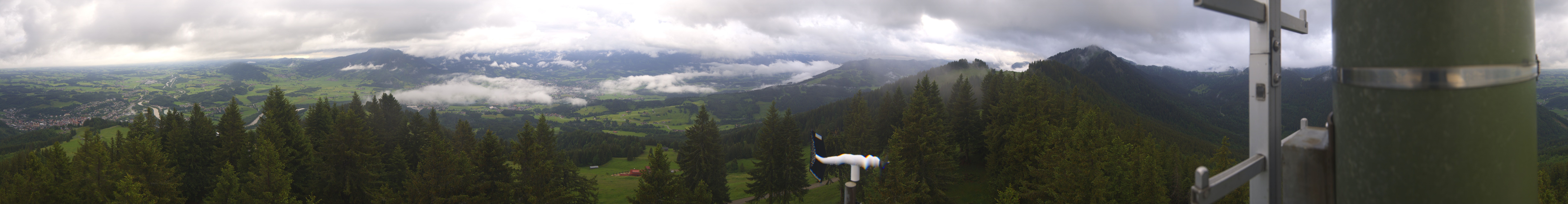 Archiv Foto Webcam Immenstadt: Panorama Bergstation Mittagbahn