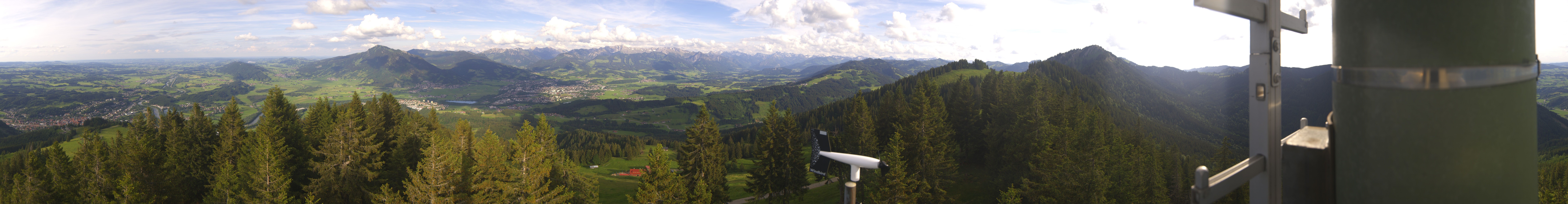 Archiv Foto Webcam Immenstadt: Panorama Bergstation Mittagbahn