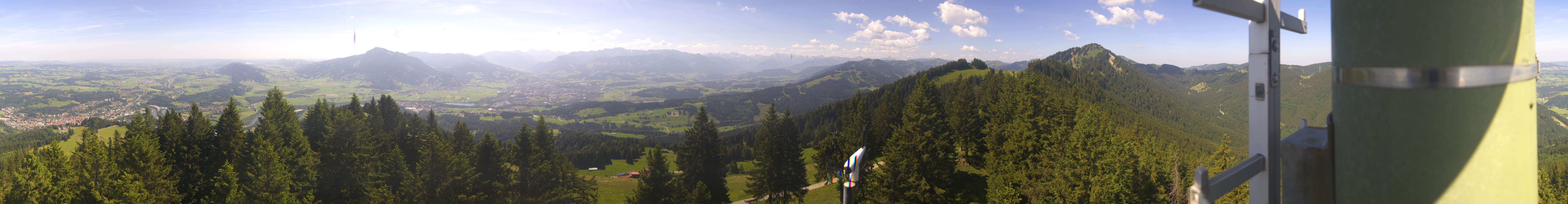 Archiv Foto Webcam Immenstadt: Panorama Bergstation Mittagbahn