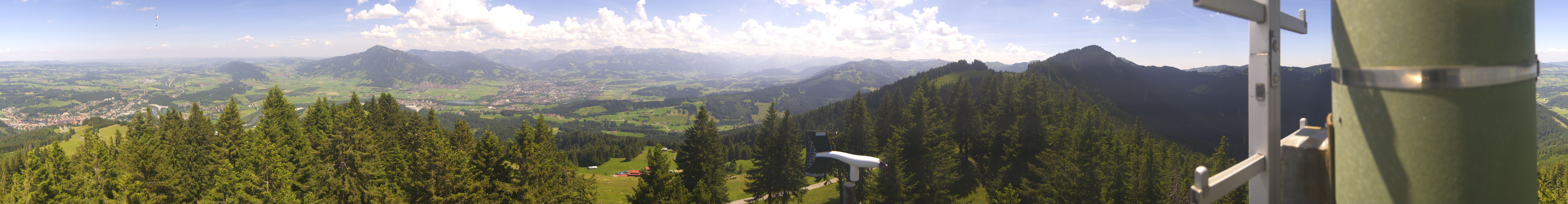 Archiv Foto Webcam Immenstadt: Panorama Bergstation Mittagbahn