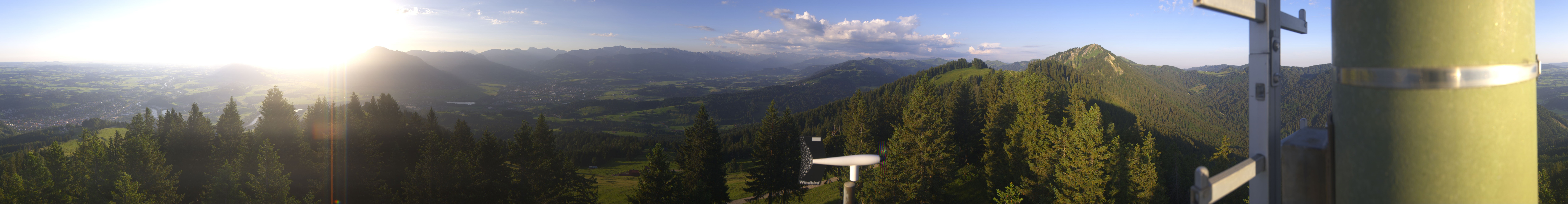Archiv Foto Webcam Immenstadt: Panorama Bergstation Mittagbahn