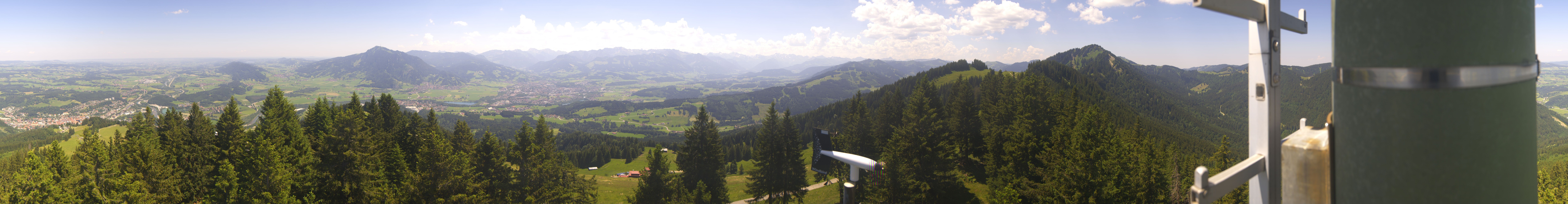 Archiv Foto Webcam Immenstadt: Panorama Bergstation Mittagbahn