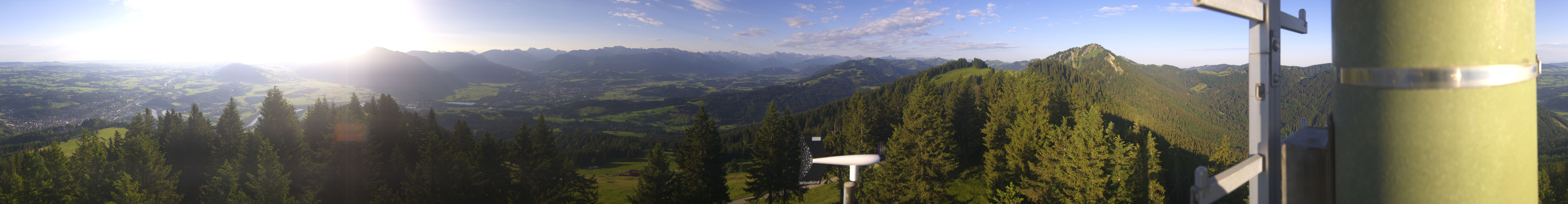 Archiv Foto Webcam Immenstadt: Panorama Bergstation Mittagbahn