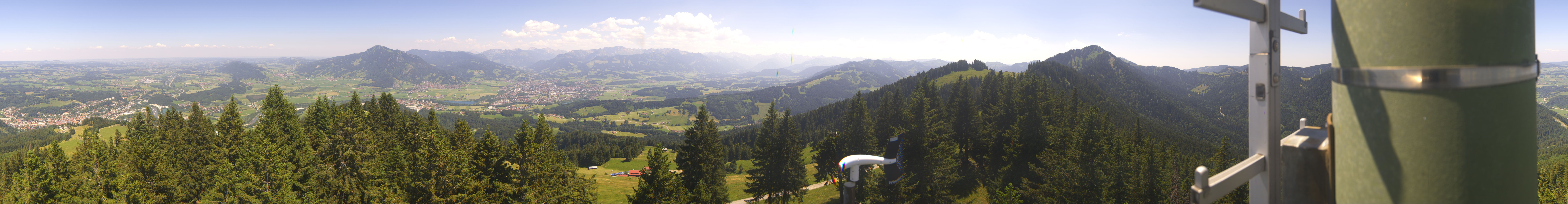 Archiv Foto Webcam Immenstadt: Panorama Bergstation Mittagbahn