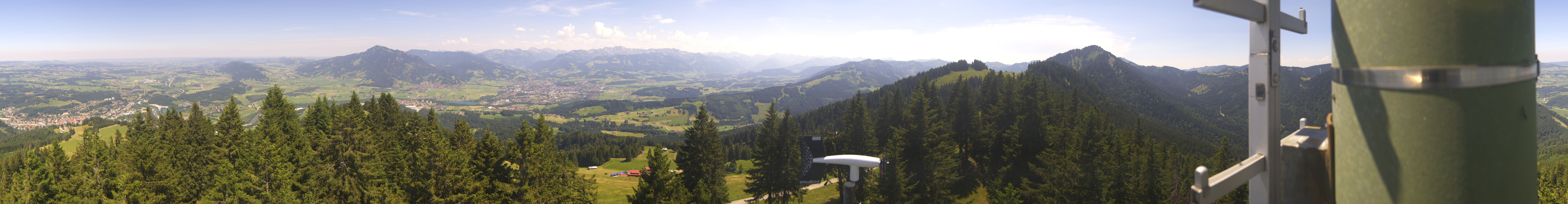 Archiv Foto Webcam Immenstadt: Panorama Bergstation Mittagbahn