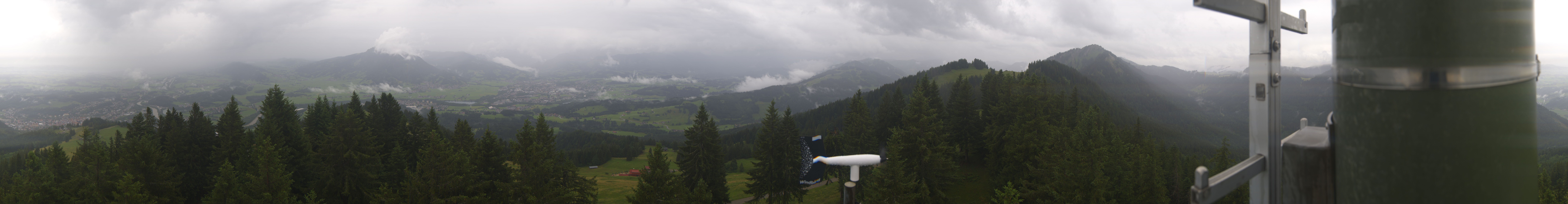 Archiv Foto Webcam Immenstadt: Panorama Bergstation Mittagbahn
