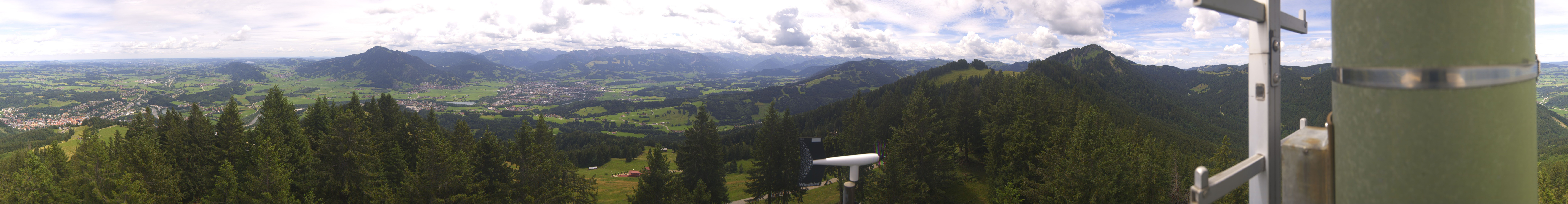 Archiv Foto Webcam Immenstadt: Panorama Bergstation Mittagbahn