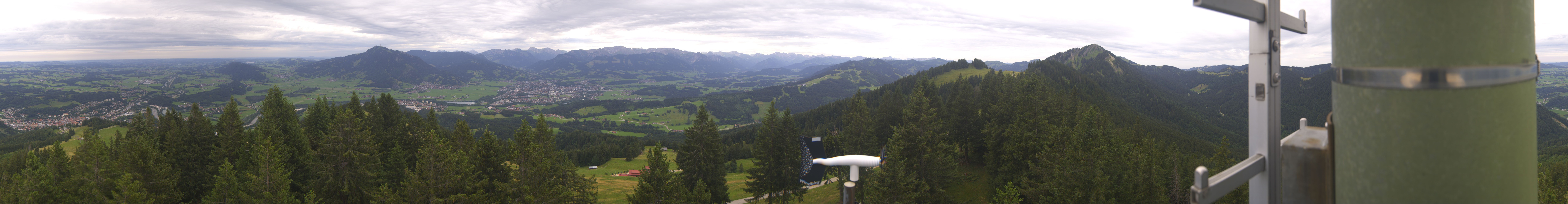 Archiv Foto Webcam Immenstadt: Panorama Bergstation Mittagbahn