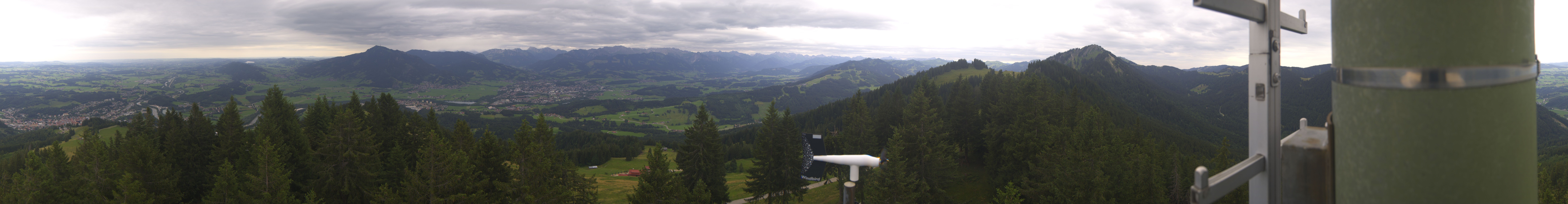 Archiv Foto Webcam Immenstadt: Panorama Bergstation Mittagbahn