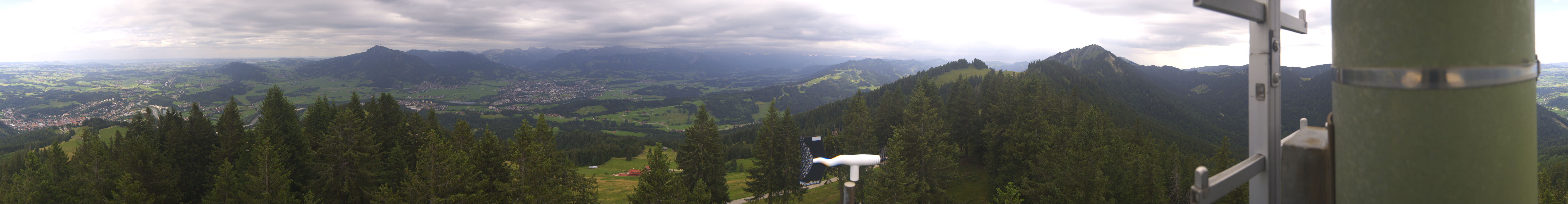 Archiv Foto Webcam Immenstadt: Panorama Bergstation Mittagbahn
