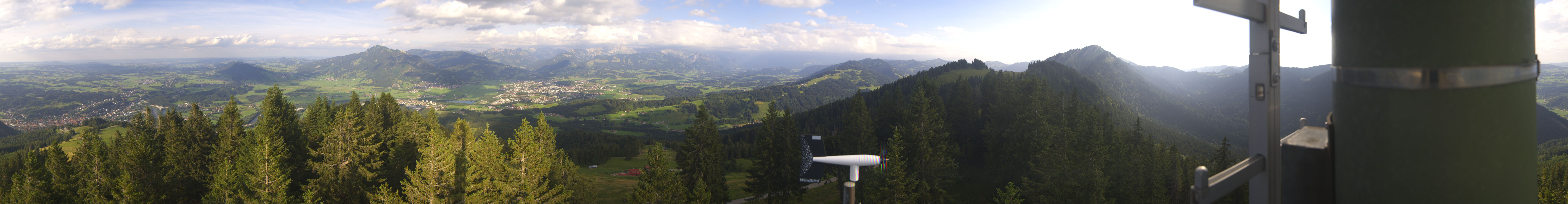 Archiv Foto Webcam Immenstadt: Panorama Bergstation Mittagbahn