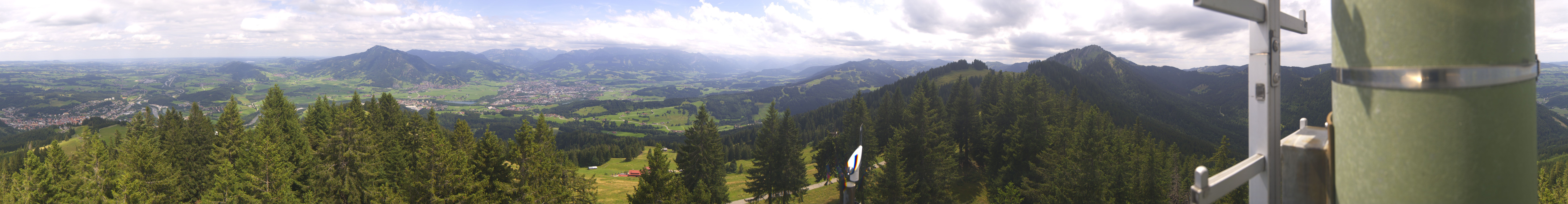 Archiv Foto Webcam Immenstadt: Panorama Bergstation Mittagbahn
