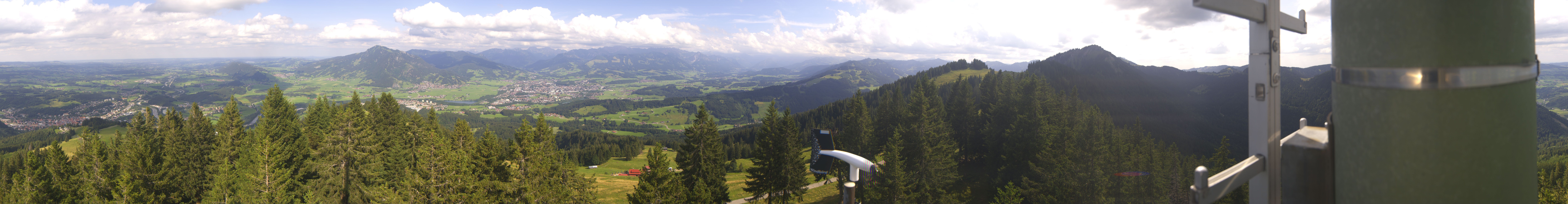 Archiv Foto Webcam Immenstadt: Panorama Bergstation Mittagbahn
