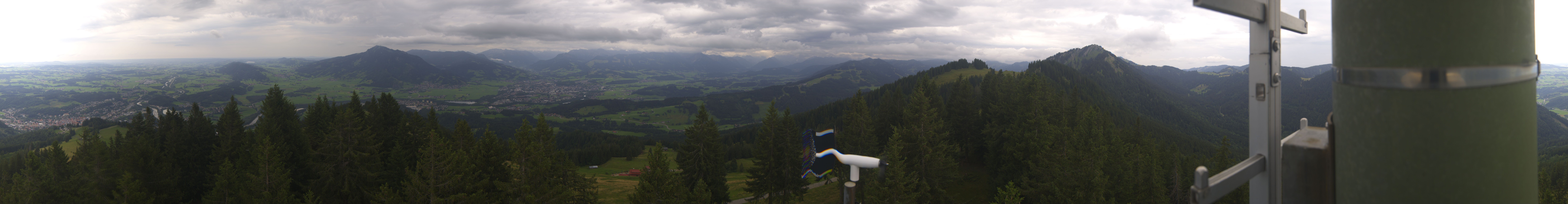 Archiv Foto Webcam Immenstadt: Panorama Bergstation Mittagbahn