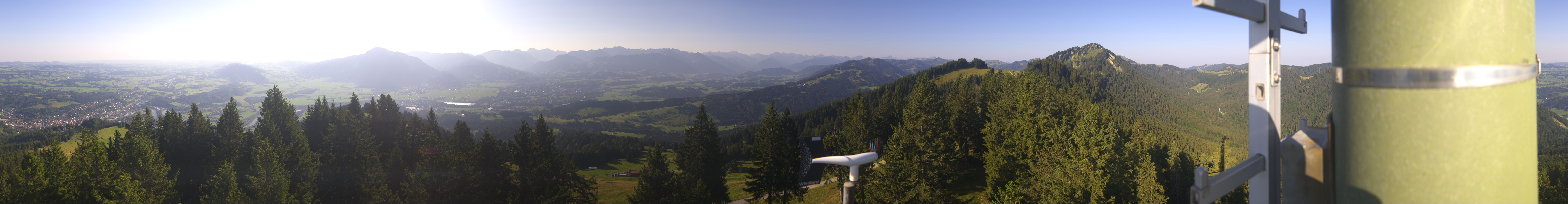 Archiv Foto Webcam Immenstadt: Panorama Bergstation Mittagbahn
