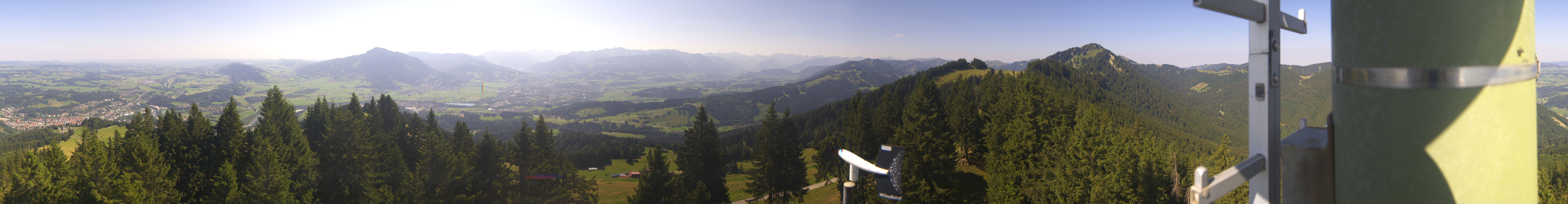 Archiv Foto Webcam Immenstadt: Panorama Bergstation Mittagbahn