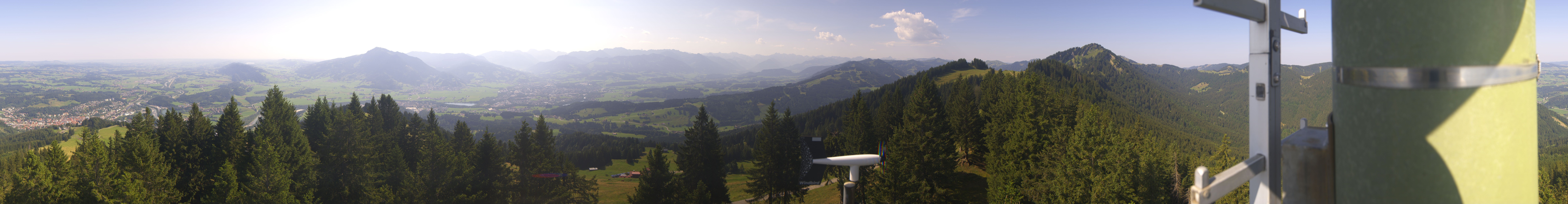 Archiv Foto Webcam Immenstadt: Panorama Bergstation Mittagbahn