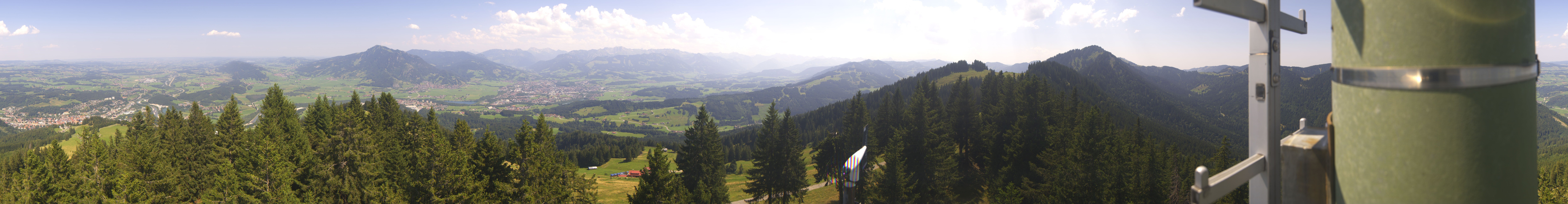 Archiv Foto Webcam Immenstadt: Panorama Bergstation Mittagbahn
