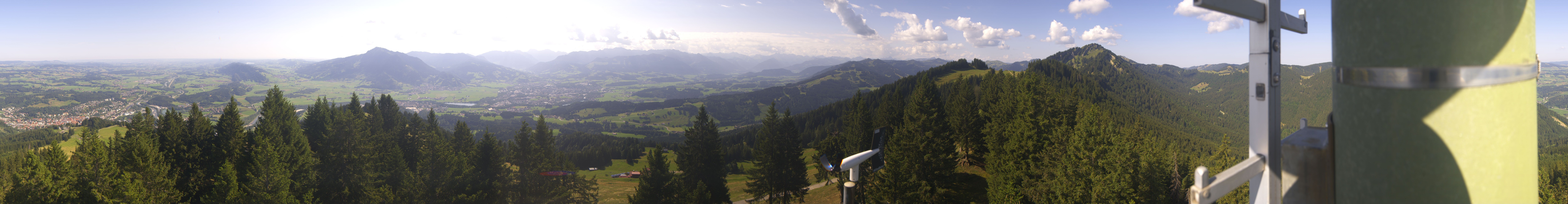 Archiv Foto Webcam Immenstadt: Panorama Bergstation Mittagbahn