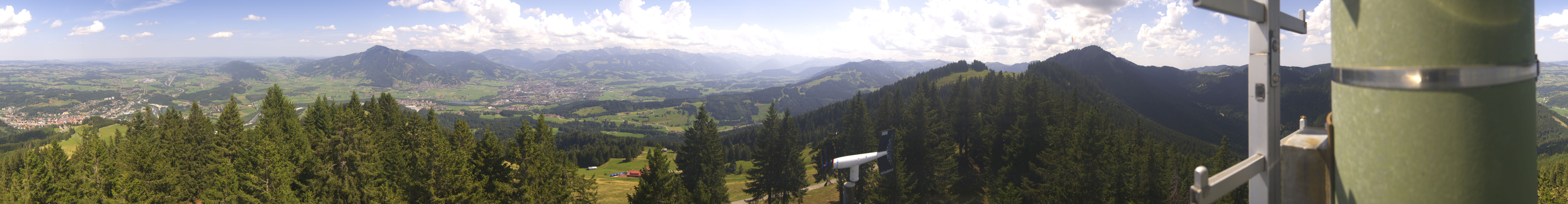 Archiv Foto Webcam Immenstadt: Panorama Bergstation Mittagbahn