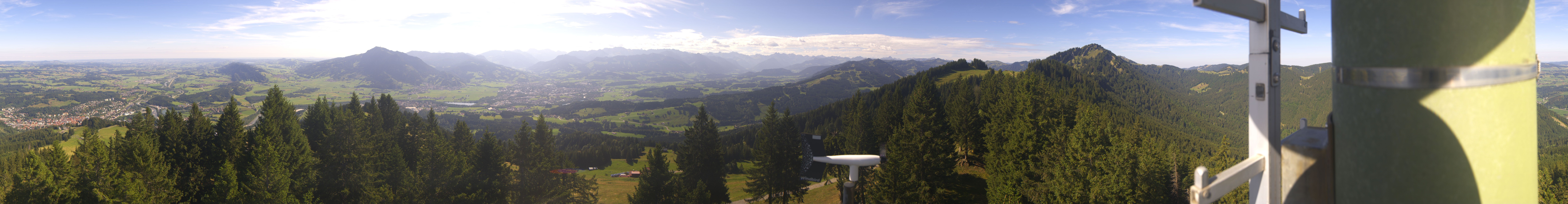 Archiv Foto Webcam Immenstadt: Panorama Bergstation Mittagbahn