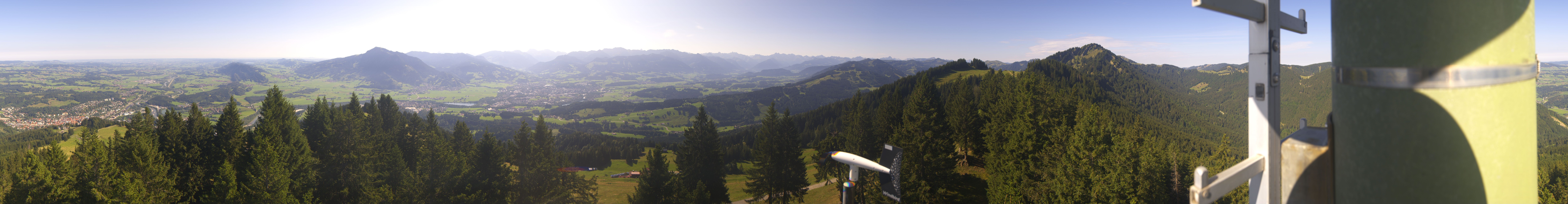 Archiv Foto Webcam Immenstadt: Panorama Bergstation Mittagbahn
