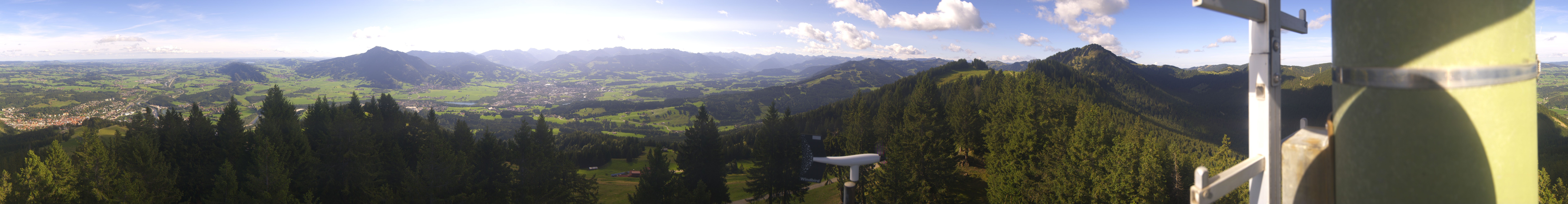 Archiv Foto Webcam Immenstadt: Panorama Bergstation Mittagbahn