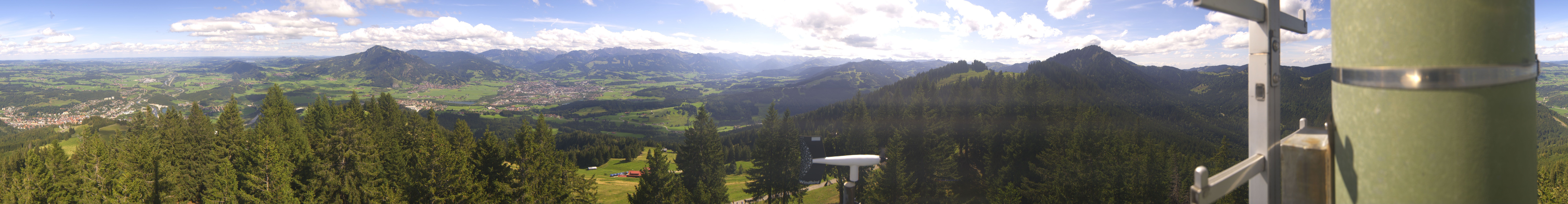 Archiv Foto Webcam Immenstadt: Panorama Bergstation Mittagbahn