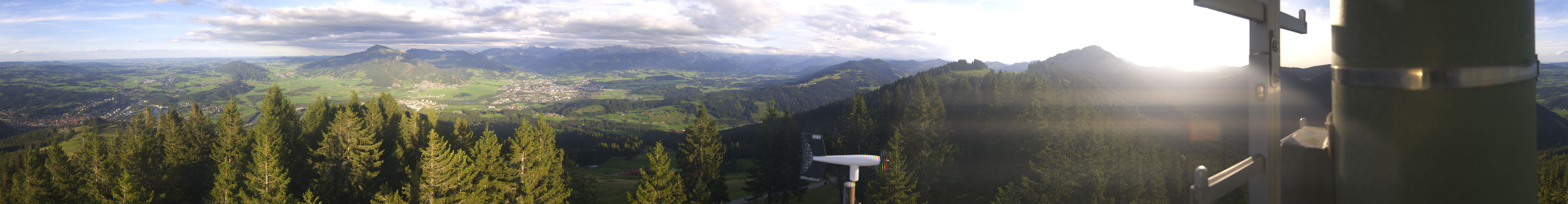 Archiv Foto Webcam Immenstadt: Panorama Bergstation Mittagbahn