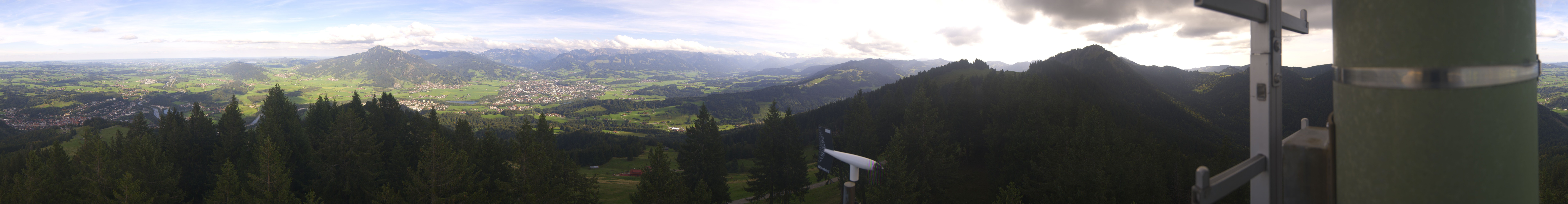 Archiv Foto Webcam Immenstadt: Panorama Bergstation Mittagbahn