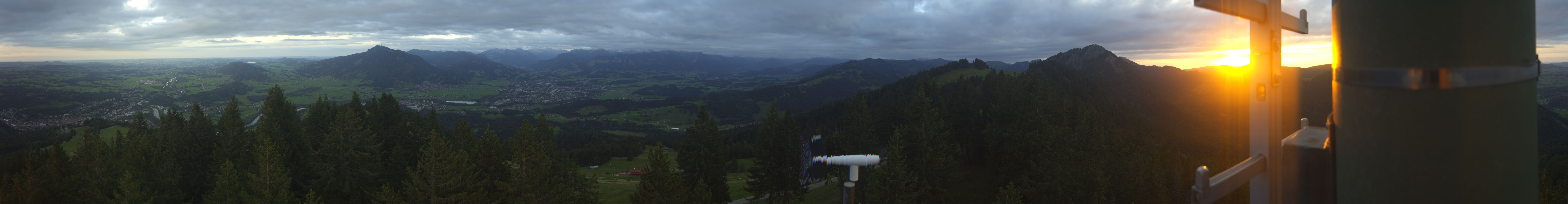 Archiv Foto Webcam Immenstadt: Panorama Bergstation Mittagbahn