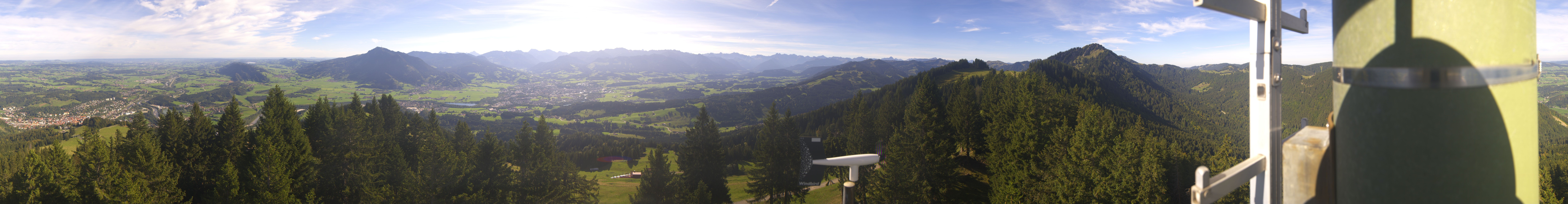 Archiv Foto Webcam Immenstadt: Panorama Bergstation Mittagbahn