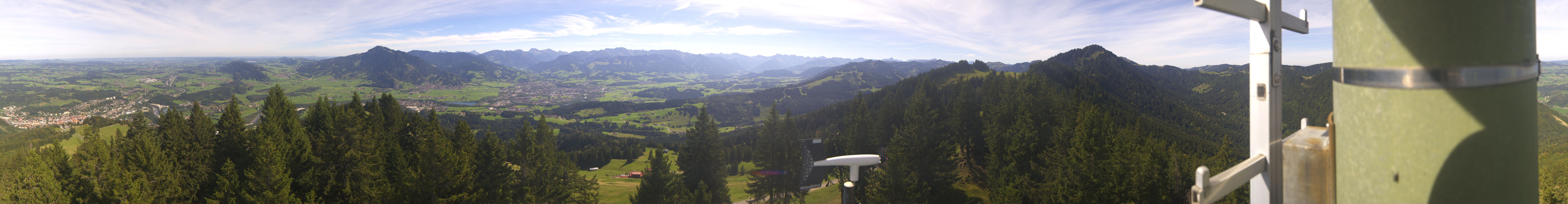 Archiv Foto Webcam Immenstadt: Panorama Bergstation Mittagbahn