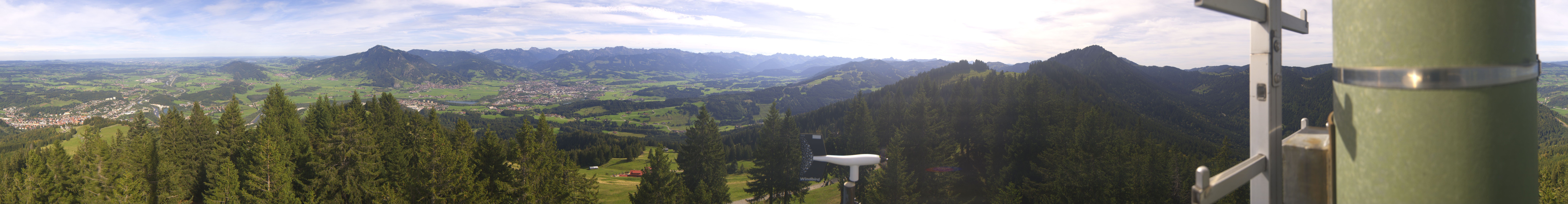 Archiv Foto Webcam Immenstadt: Panorama Bergstation Mittagbahn