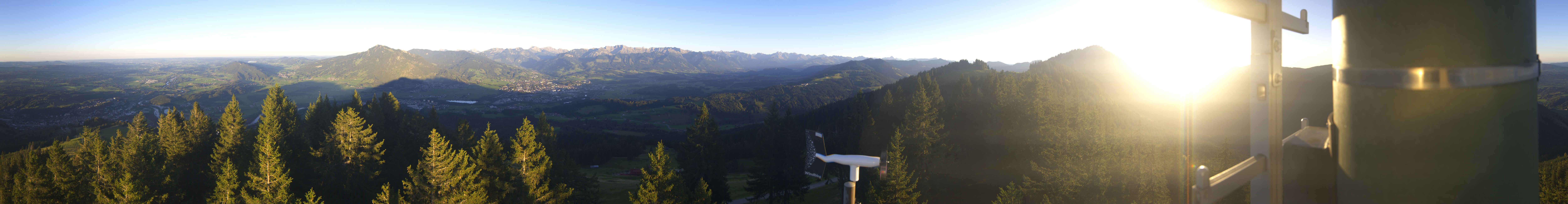 Archiv Foto Webcam Immenstadt: Panorama Bergstation Mittagbahn