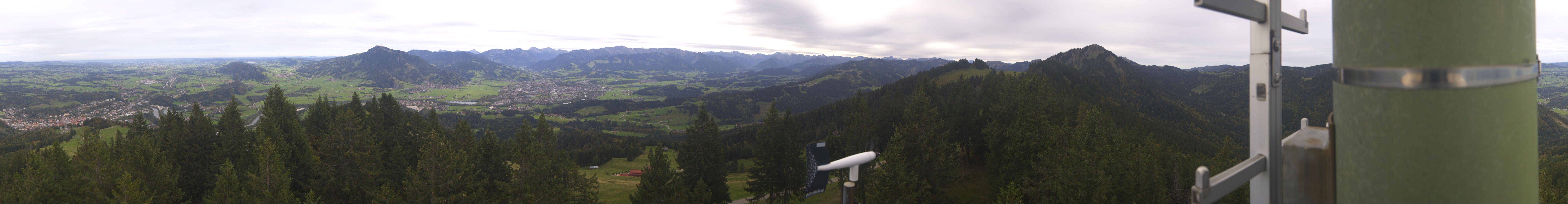 Archiv Foto Webcam Immenstadt: Panorama Bergstation Mittagbahn