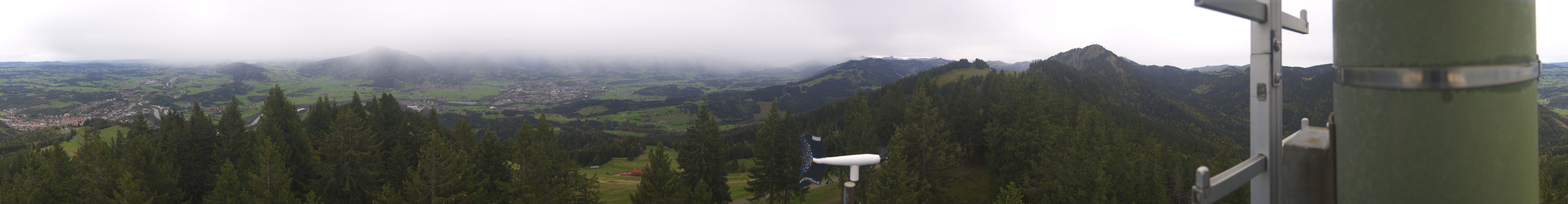 Archiv Foto Webcam Immenstadt: Panorama Bergstation Mittagbahn