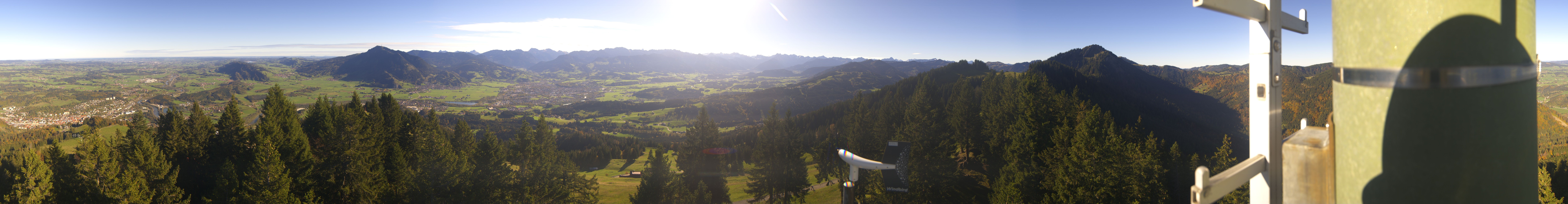 Archiv Foto Webcam Immenstadt: Panorama Bergstation Mittagbahn