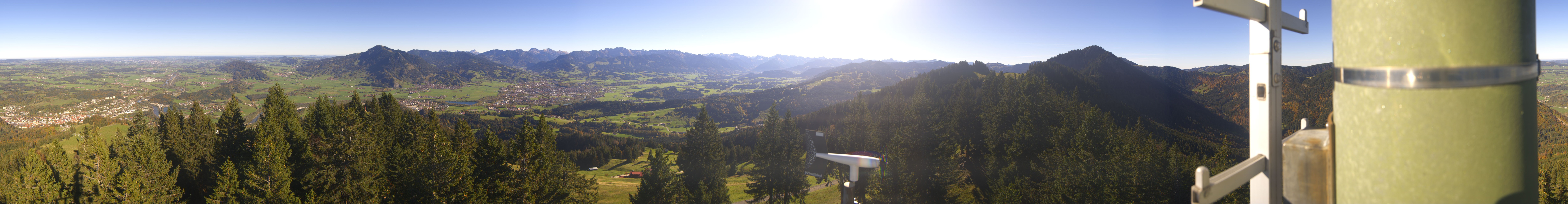 Archiv Foto Webcam Immenstadt: Panorama Bergstation Mittagbahn