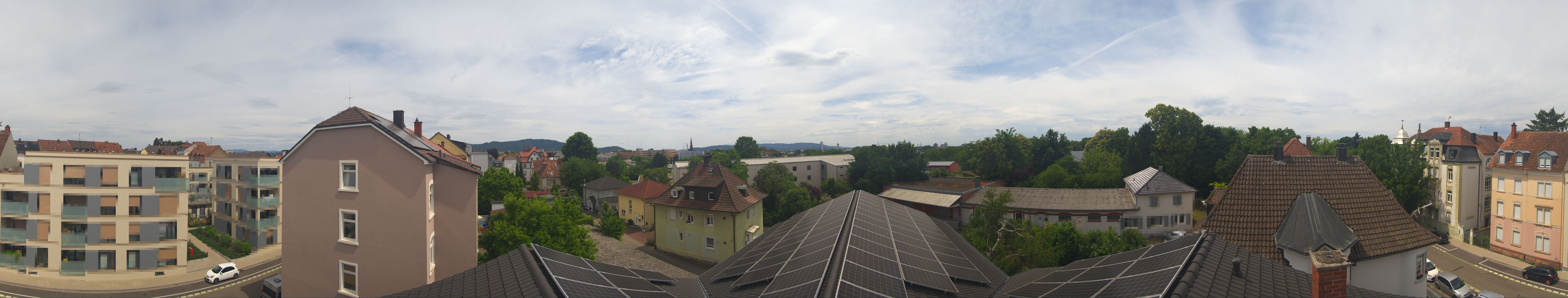 Archiv Foto Webcam Stadt Offenburg