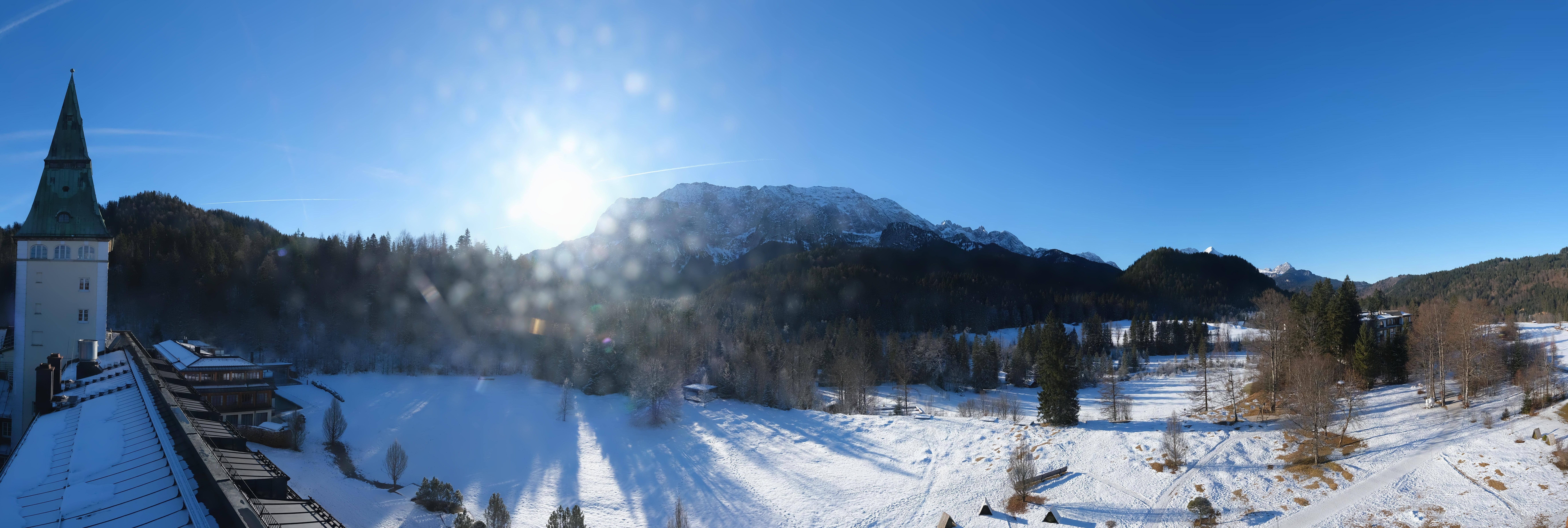 Archiv Foto Webcam Garmisch-Partenkirchen: Schloss Elmau