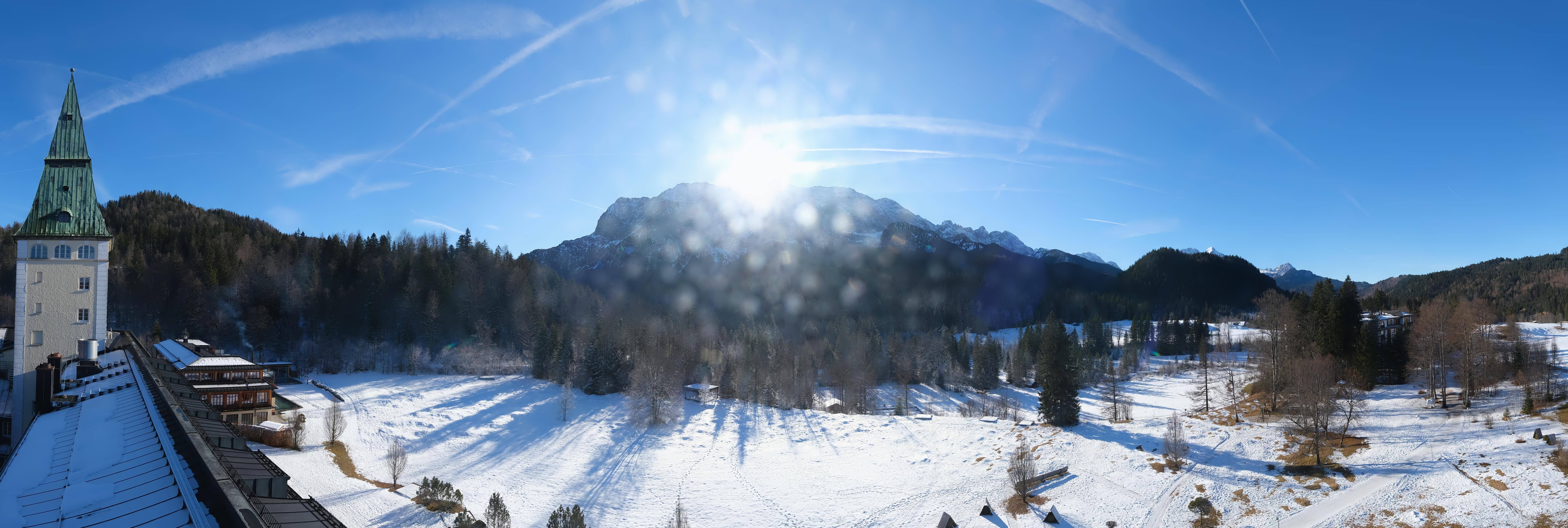 Archiv Foto Webcam Garmisch-Partenkirchen: Schloss Elmau