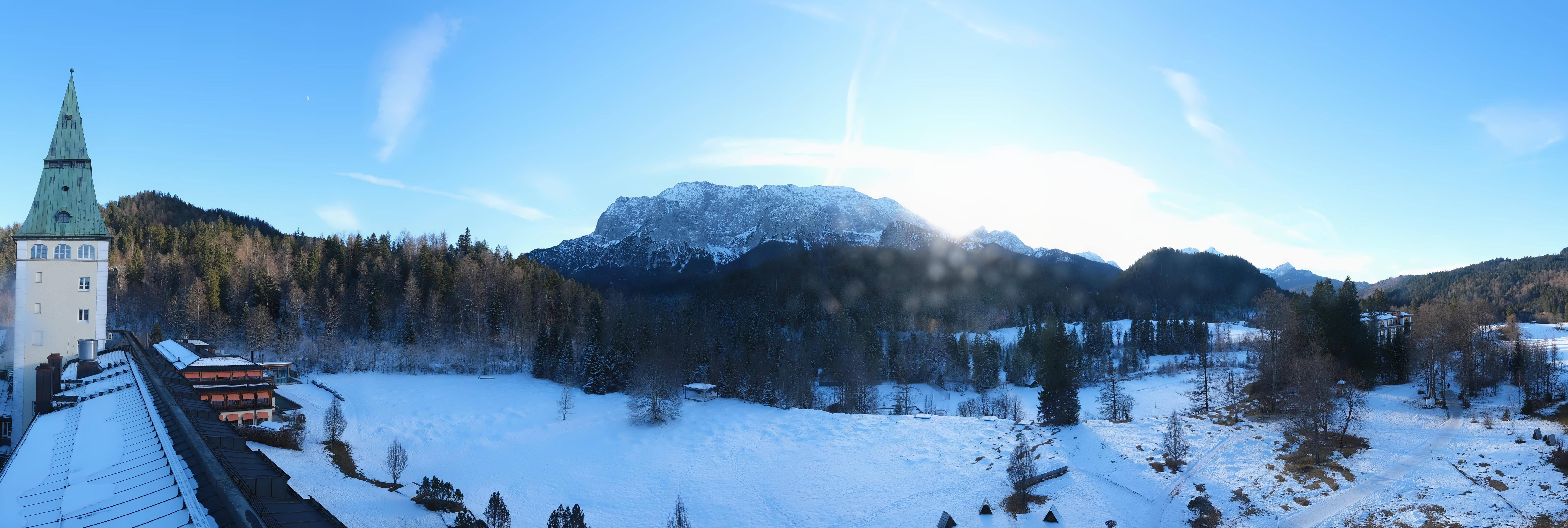 Archiv Foto Webcam Garmisch-Partenkirchen: Schloss Elmau